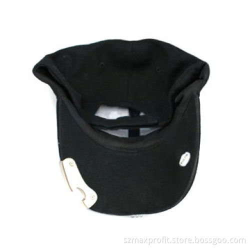Bottle Opener Cap with LED, Comes in Black